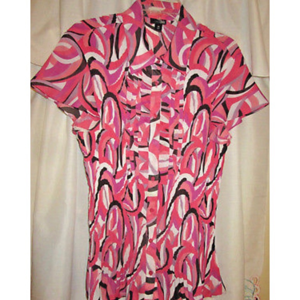 East 5th women’s 1X button blouse